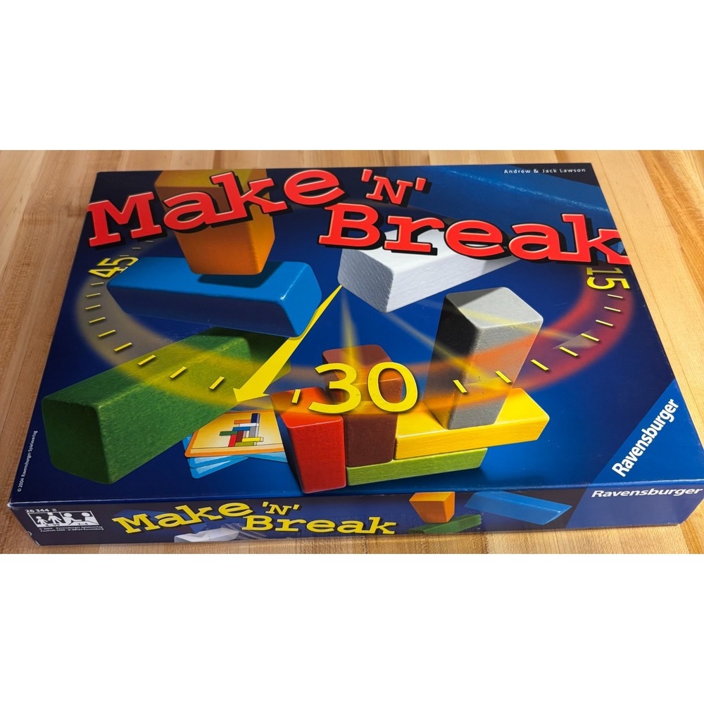 Ravensburger MAKE 'N' BREAK Board Game 2004 complete EUC